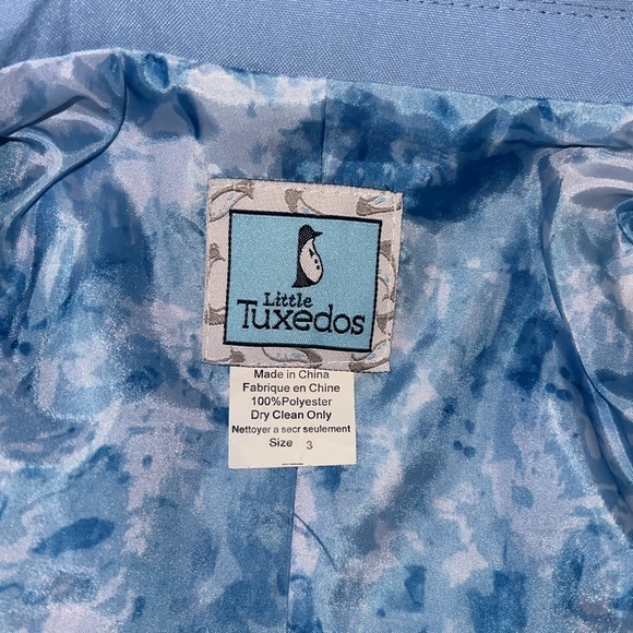 Little tuxedos Mason 4 piece set with a tie - Picture 7 of 8